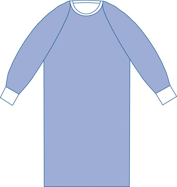 Sterile Non-Reinforced Aurora Surgical Gowns with Raglan Sleeves - DYNJP2803 - 1 Each - MDL-DYNJP2803H