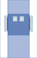 77 x 135" Femoral Angiography Surgical Drape with Pouches - DYNJP4114 - 10 Each - MDL-DYNJP4114