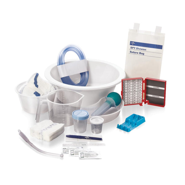 Medline Sure Set Surgical Single Basin Standard Trays - DYNJS0116 - 6 Each - MDL-DYNJS0116