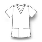 Encompass Women's 14700-080-S Fundamentals V-Neck Scrub Top, Caribbean Blue, Size S - MDL-ECG14700080S - 1 Each