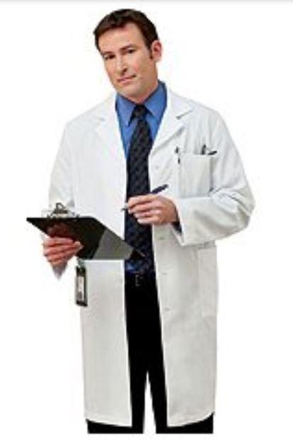 Encompass Group, LLC Men's Poly / Cotton Lab Coats with 5 Pockets 267-011-48 1.0 Each-MDL-ECG26701148