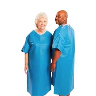 Encompass Group, LLC Monet Adult Reusable Patient Exam Gowns 45418-IVX - 50.0 Each