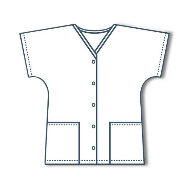 ENCOMPASS GROUP, LLC Synergy Women's Snap-V Tunics 46853-117 1 Each - MDL-ECG46853117