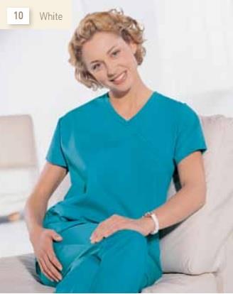 Encompass Synergy Unisex and Pants Single-Pocket Reversible V-Neck Scrub Tunic, Maroon, Size M - ECG46856SM5