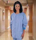 Encompass Warm-Up Scrub 46859-121 Unisex Warmup Jacket, Misty, Size XS - MDL-ECG46859121 - 1 Each