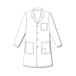 Essentials Men's White Reusable Lab Coat, Size 38 - 47406-W38 - 1 Each