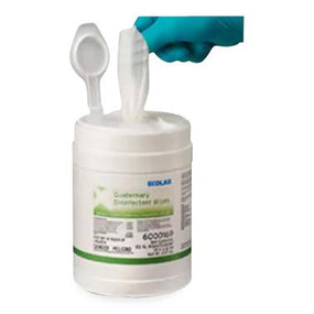 Quaternary Disinfectant Wipes - 6000169 - 12 Each - MDL-ECI6000169