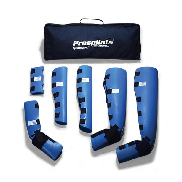 Medical Specialties Prosplints 6-Piece Extremity Splint Kit with Carrying Case - 113908 - 1 Each