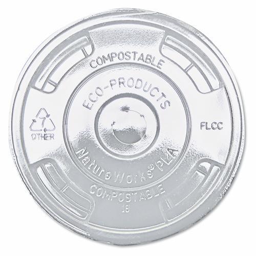 Eco-Products, Inc. Greenstrip Renew Cold Cup Lids EP-FLCC - 1000.0 Each - MDL-ECOEPFLCC