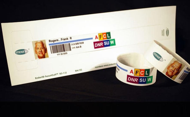 Endur ID Patient ID Wristbands - SC-1-IJ - 200 Each - MDL-EDRSC1IJ