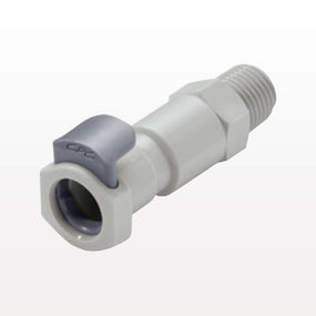 EFC12 Connector, Body, Valved, Threaded - 1/4