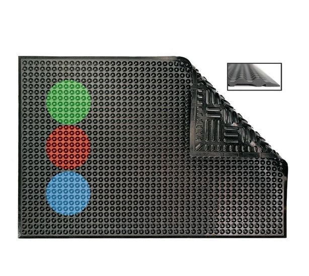 ERGOMAT LLC Ergonomic Hygiene Floor Mats EH0305-GRN 1 Each - MDL-EGAEH0305GRN