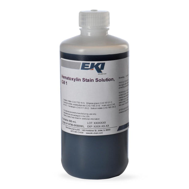 Ek Industries Gill I Hematoxylin Stain Solution 14796-6X500ML - 6.0 Each - MDL-EKI147966X500