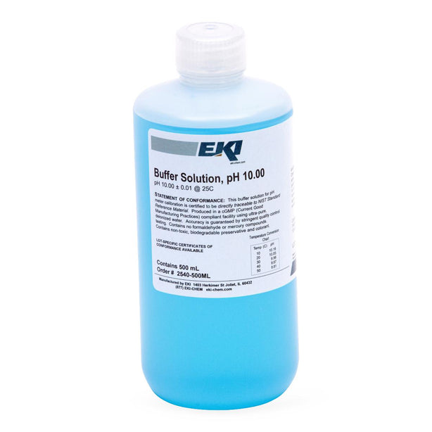 pH 10 Buffer Solution - 2540-500ML - 1 Each - MDL-EKI2540500ML