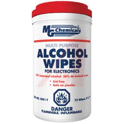 Mg Chemicals Presaturated Isopropyl Alcohol Wipes - ELC70125552