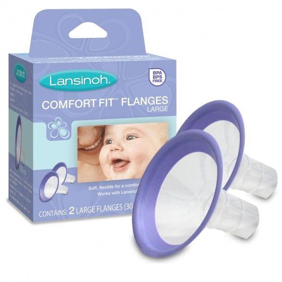 Lansinoh Laboratory Lab ComfortFit Large Flanges, 30.5 mm - 50428 - 6 Each