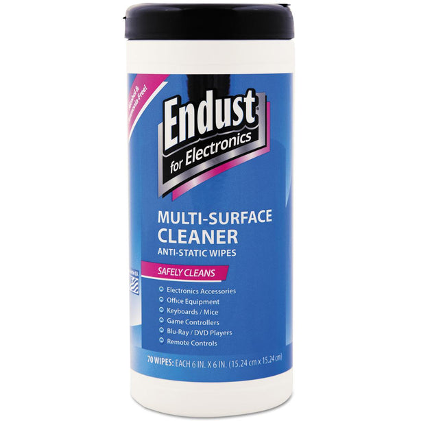 Endust Premoistened Wipes for Electronics - 259-000 - 1 Each - MDL-END259000