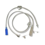 Applied Medical Technology AMT Mini Classic Compatible Gastric Extension Set with Right Angle Connector and Bolus Adapter, 24" - ENT2421A