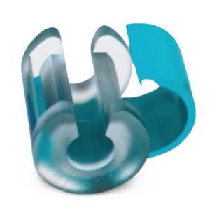 Applied Medical Technology Nasal Feeding Tube Retaining System Bridle Pro Clip, 18 Fr, Light Blue - 992821 - 5 Each