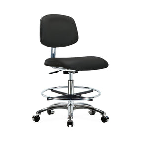 E COM SEATIN, INC. Vinyl Medium Back Chairs VMBCH-CR-T0-A0-CF-CC-8540 1 Each-MDL-EOC0CFCC8540