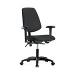 E COM SEATIN, INC. Vinyl Medium Back Chairs VMBCH-MB-RG-T1-A1-CF-RC-8540 1 Each - MDL-EOC1CFRC8540