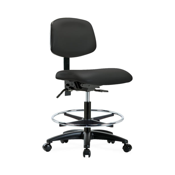 E COM SEATIN, INC. Vinyl Medium Back Chairs VMBCH-RG-T1-A1-CF-RC-8540 1 Each - MDL-EOCA1CFRC8540