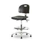 Eo2 Concepts Class 10 Cleanroom Newport PU Medium Bench-Height Chair - EOCCLRMBCRGBL