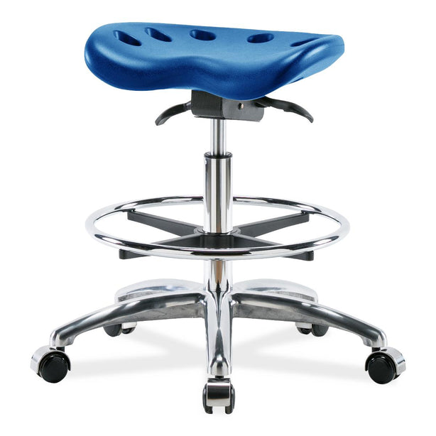 Polyurethane Tractor Stools - PTMBSO-CR-CF-CC-BLU - 1 Each - MDL-EOCCRCFCCBLU
