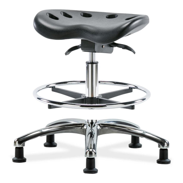 Polyurethane Tractor Stools - PTMBSO-CR-CF-RG-BLK - 1 Each - MDL-EOCCRCFRGBLK
