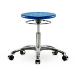 E Com Seatin, Inc. Huron Class 10 Clean Room Desk-Height Stools CLR-IPDHSO-CR-CC-BLU 1.0 Each-MDL-EOCCSOCRCCBLU