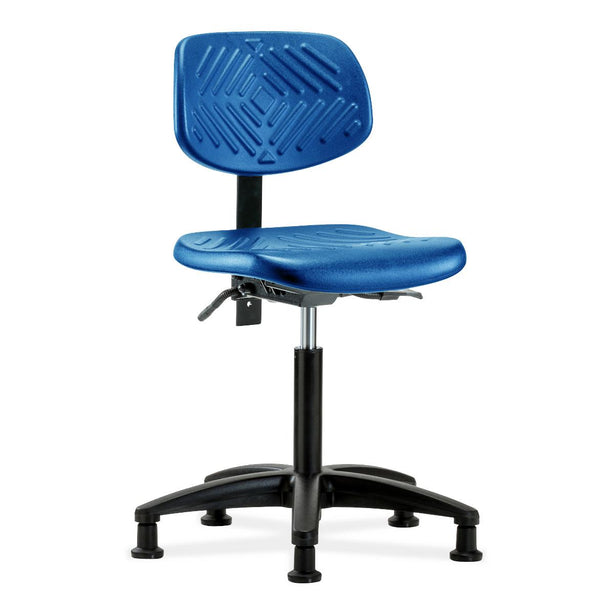 E Com Seatin, Inc. Polyurethane Medium Bench-Height Chairs PMBCH-RG-T0-A0-NF-RG-BLU 1.0 Each-MDL-EOCGT0A0NGBLU