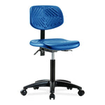 E Com Seatin, Inc. Polyurethane Medium Bench-Height Chairs PMBCH-RG-T1-A0-NF-RC-BLU 1.0 Each-MDL-EOCGT1A0NCBLU