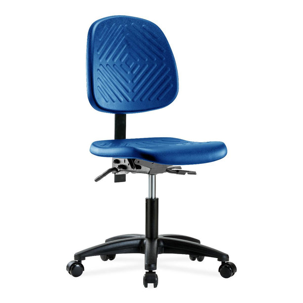 E Com Seatin, Inc. Polyurethane Desk-Height Chairs PDHCH-MB-RG-T1-A0-RC-BLU 1.0 Each-MDL-EOCGT1A0RCBLU