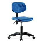 E Com Seatin, Inc. Polyurethane Desk-Height Chairs PDHCH-RG-T0-A0-RC-BLU 1.0 Each-MDL-EOCHC0A0RCBLU