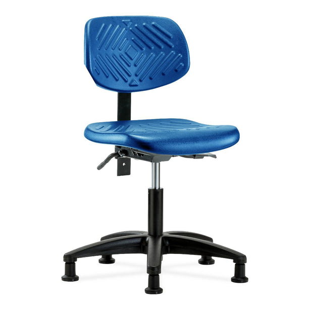 E Com Seatin, Inc. Polyurethane Desk-Height Chairs PDHCH-RG-T0-A0-RG-BLU 1.0 Each-MDL-EOCHC0A0RGBLU