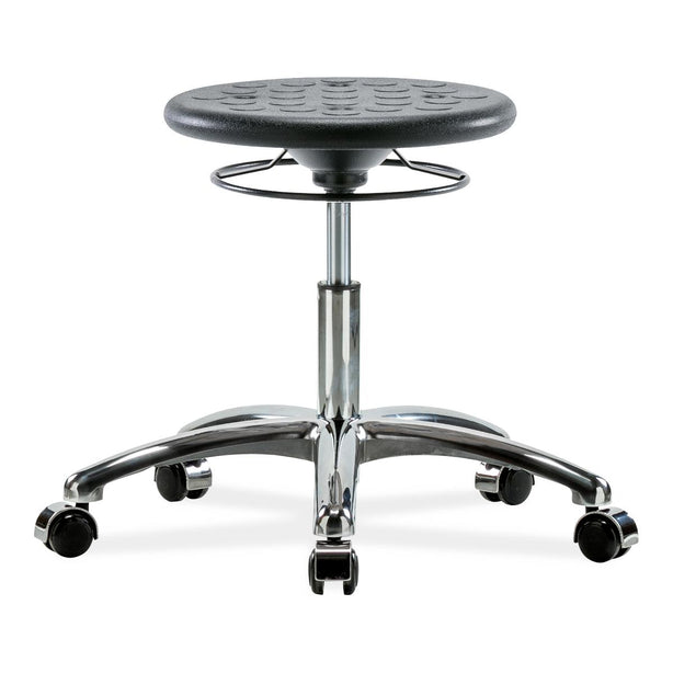 E Com Seatin, Inc. Huron Desk-Height Stools IPDHSO-CR-CC-BLK 1.0 Each-MDL-EOCHSOCRCCBLK