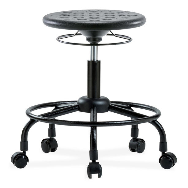 E Com Seatin, Inc. Huron Desk-Height Stools IPDHSO-RT-RC-BLK 1.0 Each-MDL-EOCHSORTRCBLK