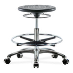 E Com Seatin, Inc. Huron Medium Bench-Height Stools IPMBSO-CR-CF-CC-BLK 1.0 Each-MDL-EOCICRCFCCBLK