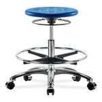 E Com Seatin, Inc. Huron Medium Bench-Height Stools IPMBSO-CR-CF-CC-BLU 1.0 Each-MDL-EOCICRCFCCBLU
