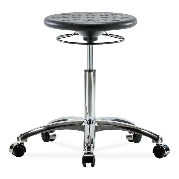 E Com Seatin, Inc. Huron Medium Bench-Height Stools IPMBSO-CR-NF-CC-BLK 1.0 Each-MDL-EOCICRNFCCBLK