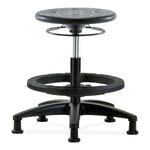E Com Seatin, Inc. Huron Medium Bench-Height Stools IPMBSO-RG-BF-RC-BLK 1.0 Each-MDL-EOCIRGBFRCBLK