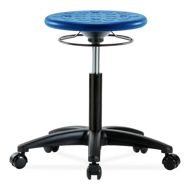 E Com Seatin, Inc. Huron Medium Bench-Height Stools IPMBSO-RG-NF-RC-BLU 1.0 Each-MDL-EOCIRGNFRCBLU