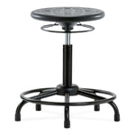 E Com Seatin, Inc. Huron Medium Bench-Height Stools IPMBSO-RT-RG-BLK 1.0 Each-MDL-EOCISORTRGBLK