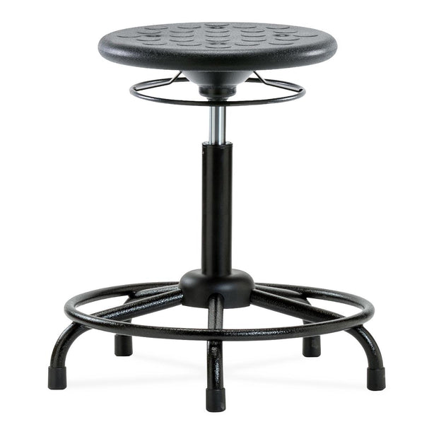 E Com Seatin, Inc. Huron Medium Bench-Height Stools IPMBSO-RT-RG-BLK 1.0 Each-MDL-EOCISORTRGBLK