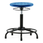 E Com Seatin, Inc. Huron Medium Bench-Height Stools IPMBSO-RT-RG-BLU 1.0 Each-MDL-EOCISORTRGBLU