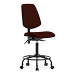 E Com Seatin, Inc. Medium Bench Height Vinyl Chairs with Foot Ring VMBCH-MB-RT-T1-A0-RC-8569 1.0 Each-MDL-EOCMBA0RC8569