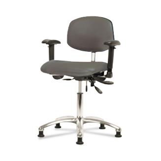 Eo2 Concepts Class 100 Desk-Height Cleanroom Chairs NCR-VDHCH-CR-T1-A1-RG-8605 1.0 Each-MDL-EOCNCCA1RG865