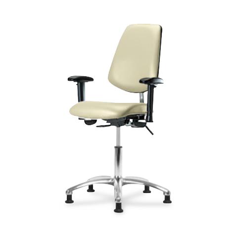 Eo2 Concepts Class 100 Desk-Height Cleanroom Chairs with Medium Back NCR-VDHCH-MB-CR-T1-A1-RG-8501 1.0 Each-MDL-EOCNCMB1RG851