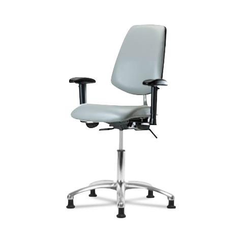Eo2 Concepts Class 100 Desk-Height Cleanroom Chairs with Medium Back NCR-VDHCH-MB-CR-T1-A1-RG-8567 1.0 Each-MDL-EOCNCRVDH8567