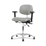 Eo2 Concepts Class 100 Desk-Height Cleanroom Chairs NCR-VDHCH-CR-T0-A1-RG-8567 1.0 Each-MDL-EOCNCRVDHC567